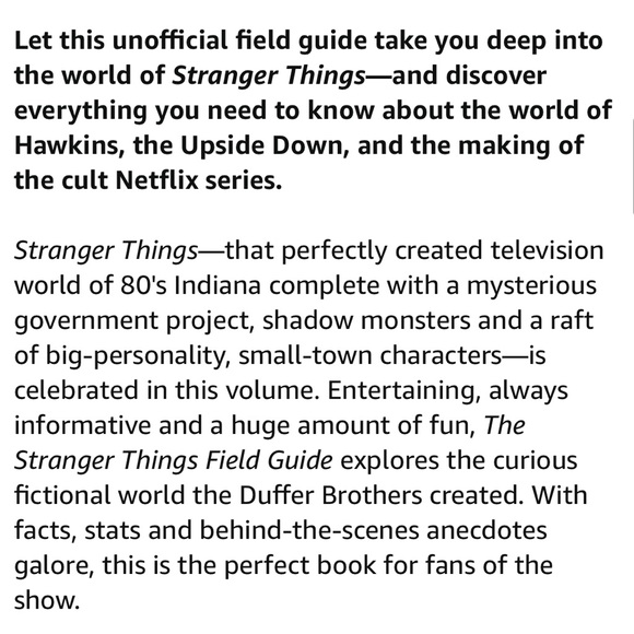 NEW Stranger Things Field Guide Book - Picture 7 of 8